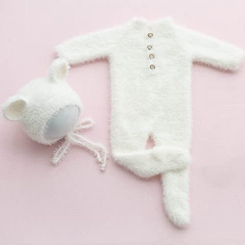 Odjeća Za Novorođenu Fotografiju Dječak Djevojka Rekviziti Bebi Medvjed Kostim Šešir Kombinezon Set
