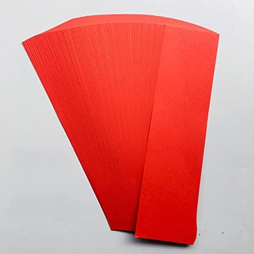 Welliest 100pcs taoistički pribor, dobar crveni papir, prazan crveni papir, prazan fu papir, prazan