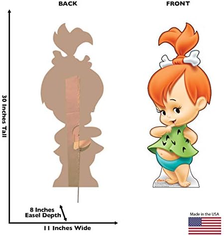 Napredna Grafika Šljunak Flintstone U Prirodnoj Veličini Kartonski Izrez Standup-Hanna-Barbera The