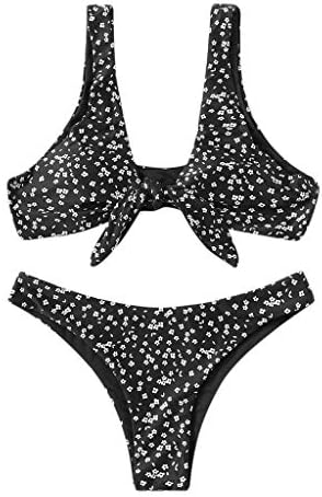 Dame dva komada kupaćih kostima za starije žene Ljeto Ženski print Split kupaći kostimi modni kupaći