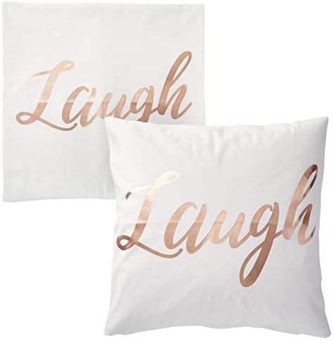 Juvale set od 4 ružičastog jastuka od zlata, uživo nasmijani ljubavni ukrasni slučajevi iz snova