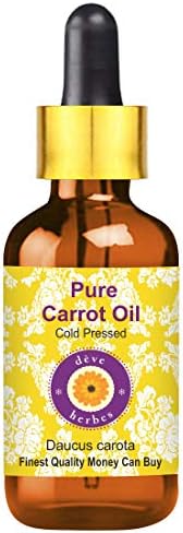 Deve Herbes čisto ulje šargarepe sa staklenom kapaljkom prirodno terapeutsko hladno prešano 5ml