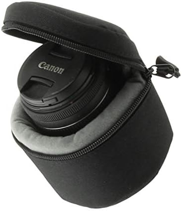 Navitech Crna vodootporna torbica za sočiva sočiva kamere kompatibilna sa Canon EF-S 10-18mm f/4.5-5.6