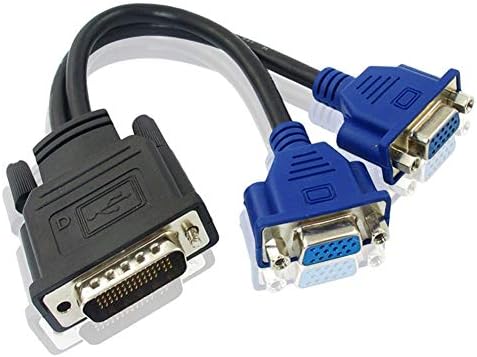 DMS-59 PIN mužjak do dual VGA ženski i razdjelnički adapter za video kartice