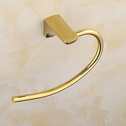 XDCHLK držač za ručnik zlato ne perforirani polukružni ručnik za ručnik kupaonica ručnik za ručnik od nehrđajućeg čelika ručnik za ručnik u kupaonici Privjesak