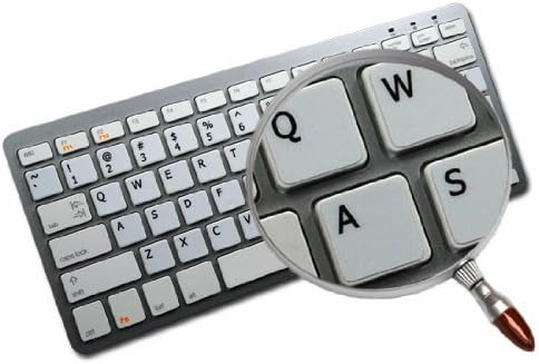 4keyboard francuski asterty netransparentni bijeli naljepnici za tastaturu za radnu površinu,