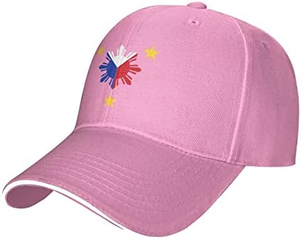 3 zvjezdice i sunce Filipinski Filipini zastava za bejzbol kapu za muškarce Sun Caps Podesive ženske ribolovne kapice