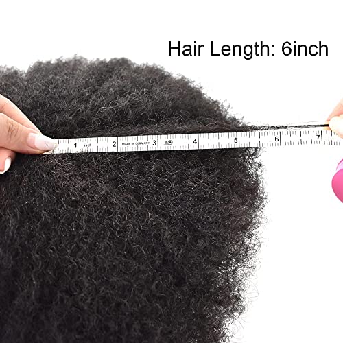 Afro Toupee za crne muškarce Afro Curly Mens Toupee Hairpiece Afro Man Wave hair Replacement