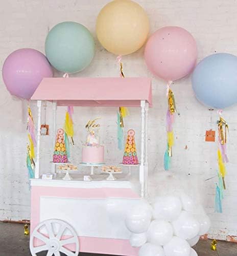 Beaumode 36 inčni pastelni Jumbo Balloons 5pcs Ogroman balloni za fotografisanje Shoot Decre