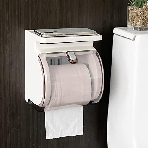 Tian Chen toaletni držač papira Zidni nosač, vodootporan mačji dokaz potpuno natkriveni plastični toaletni papir