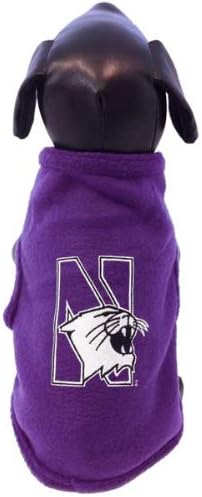 All Star Dogs NCAA Northwestern Wildcats Duks za psa od polarnog flisa bez rukava
