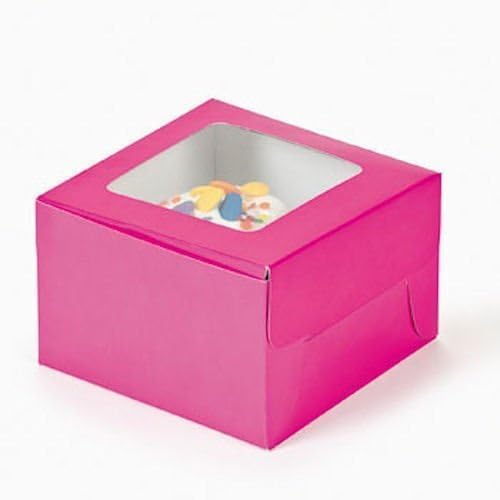 FUN Express papir Hot Pink Cupcake kutije