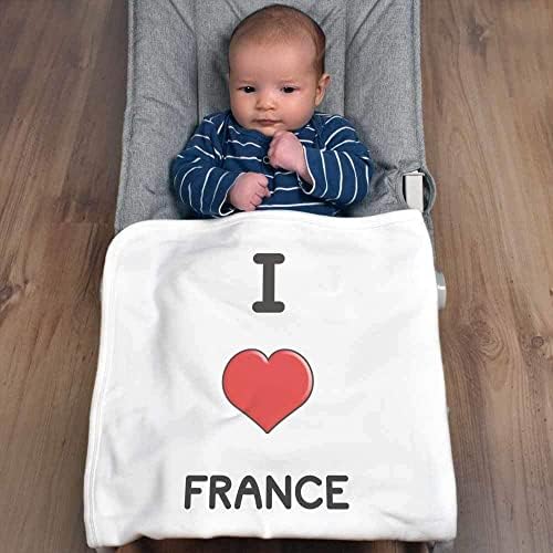Azeeda 'Volim Francusku' pamučnu bebu / šal