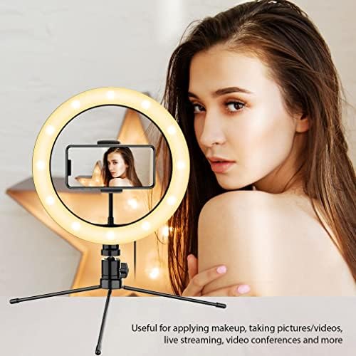 Svijetlo selfi prsten trobojno svjetlo kompatibilno sa vašim BLU Studio XL 10 inča s daljinskim upravljačem