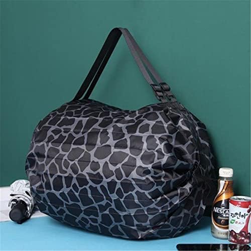 Mozzyyee prijenosni sklopivi torbi za kupovinu Veliki kapacitet višenamjenska torba za pohranu Sportska putovanja