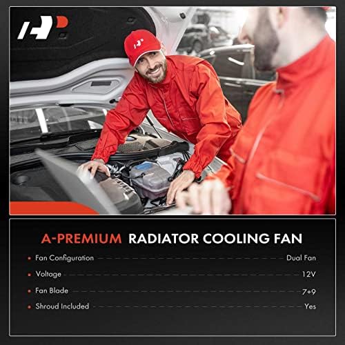 Montaža ventilatora ventilatora hlađenja hlađenja motora premium sa Chevrolet Malibu 2013-2014, Impala 2014-2020