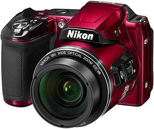 Nikon COOLPIX B500 16MP 40x optički zum digitalna kamera crveni paket sa memorijskom karticom od 16 GB, punjiva baterija 4 pakovanja, torba, 4x punjive AA baterije sa punjačem i priborom