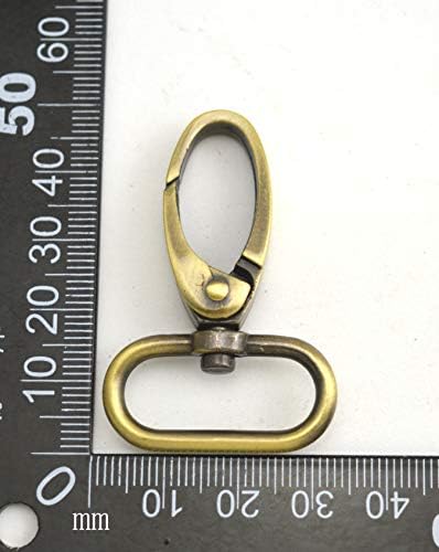 Wuuycoky 1.25 Unutarnji promjer ovalni prsten za šinning antikne mesing u boji srednje kopče