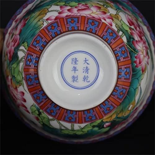 SDFGH 2 Jingdezhen Porculan Pink Lotus uzorak Bowl Antique Crafts Porcelanski namještaj Collection