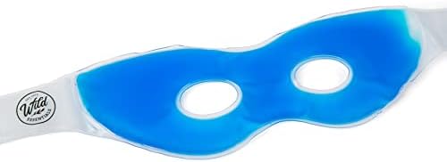 Wild Essentials Solace Gel maska-umirujuća Gel maska za toplu i hladnu terapiju za oči, Aqua Blue