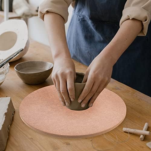 Sewroro Clay Tools glineni Alati 30cm okrugli drveni Osnovni tanjur Keramika Wheel Bats Holding Clay Board