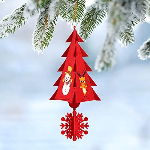 Božićna stabla privjesak atmosfera netkana božićna ukras Troško božićni kreativni ukrasi Domaći dekor personalizirano