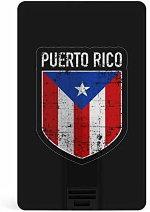 PUERTO RICO zastava USB 2.0 Flash-Drives Memory Stick Stick Credit Card Oblik kreditne kartice