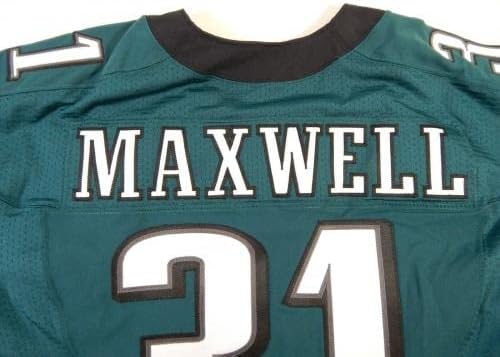 2015 Philadelphia Eagles Byron Maxwell 31 Igra izdana zeleni dres 40 637 - nepotpisana NFL igra rabljeni