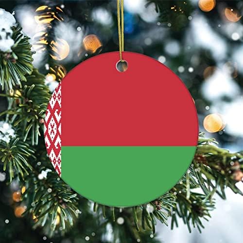 Vintage Božić ukrasi Kanada keramički Ornament nacionalna zastava Ornament Retro 3 inčni božićno drvce Ukrasi za porodični prijatelj poklon kuća za odmor dekor