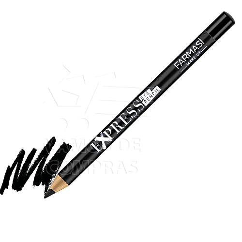 FARMASi Express olovka za oči, meka tkanina, dugotrajna, visoko pigmentirana, šminka za oči, olovka za oštrenje, 0.04 oz / 1.14 g