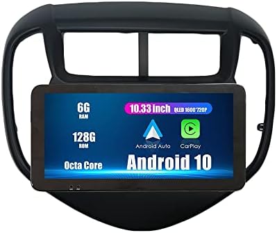 Wostoke 10.33 QED / IPS 1600x720 Carplay i Android Auto Android Autoradio Auto navigacija Stereo Multimedijski igrač GPS Radio DSP forchevry Aveo -2021