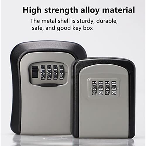Sigurna i praktična kutija za ključeve, 9999 Kombinovane lozinke, zidni montirani protiv razbijanja, protiv