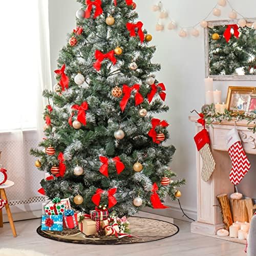Visesunny božićska stabla Mat sidro od drveta Teksture stalka Mat podni zaštitnik apsorbiraju stalke