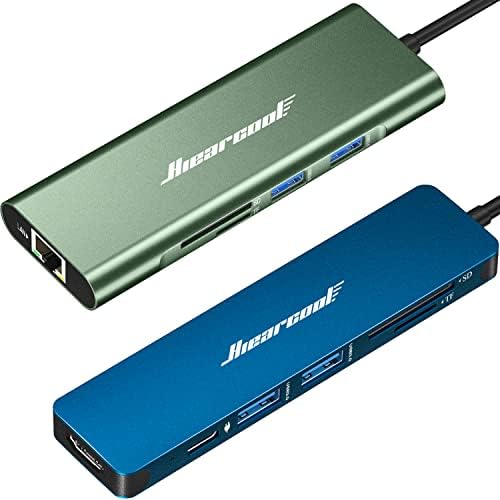 Hiearcool 7U1 USB C Hub i 8u1 USB C Adapter, Adapter USB C Dongle za MacBook Pro USB C na HDMI Multiport