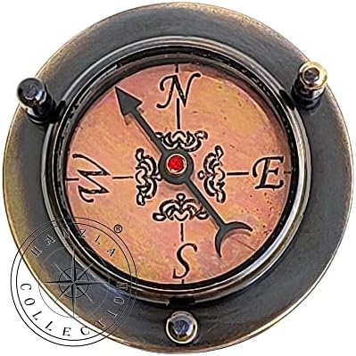 Hanzla kolekcija Maritime antički radni sat & amp ;Maine kompas Top pijesak Timer Nautical