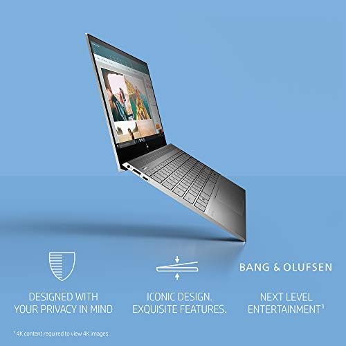 HP ENVY 13-13,99 inča Tanak laptop W / Reader otiska prsta, 4k dodirni ekran, Intel Core i7-8565U,
