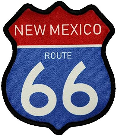 Route 66 New Mexico Road Resip patch Travel Dye Sublimacijski glačalo na Applique