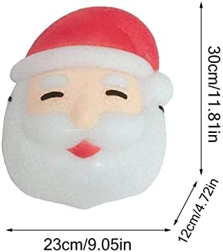 RIQINGY Božić Lightshade Decor Santa Claus trijem Lampshade užareni zid svjetlo ukras Creative Svečana