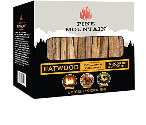 Pine Mountain Starterstikk prirodne fiksne firmerijske štapove, 5 funta & Nite Ize doohickey