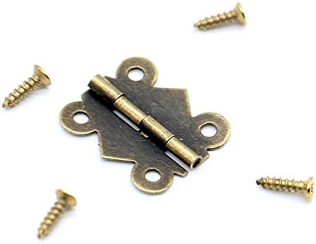 30pcs 20mm x17mm bronzani zlatni srebrni šarki šarke ormara nakit šarke za hardver za namještaj