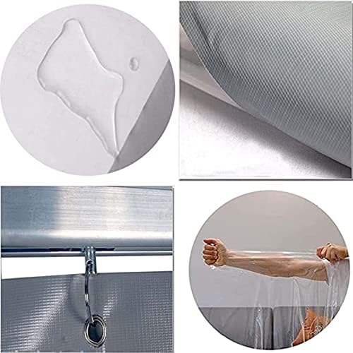 Vodootporna tkanina 0. 5 mm teška vodootporna prozirna šator Anti-aging izolacija za zavjese za zavjese balkon