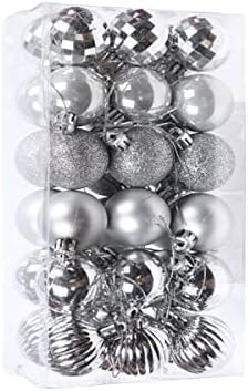 Božić Ball Ornamenti, 36 Kom Božićno Drvo Ukras Viseće Kugle, Božić Vjenčanje Party Dekoracije 5 Završi, Shatterproof Božić Loptu Ukrasi