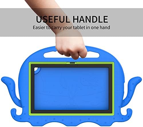 Tabela PC Kućište Shell Kids Case Kompatibilan sa Samsung Galaxy Tab A7 T500 / T505 10.4 s ručicama | Zaštitna dječja zaštitna postolja Tablet Poklopac EVA otporna na laganu kapljicu