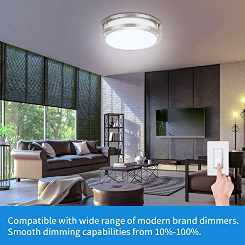Drosbey 36W Zatamnjena LED stropni strop, kuhinjski rasvjetni čvorovi, 13 inčni stropni stropni
