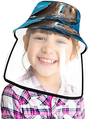 Zaštitni šešir za odrasle sa štitom za lice, ribarsku šeširu protiv sunčane kape, životinjski pas