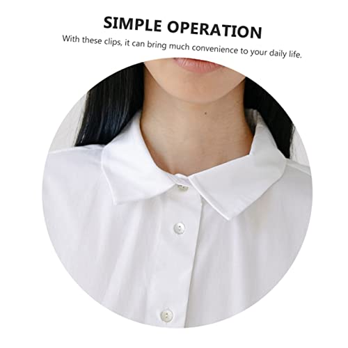 Adocarn 200pcs košulja košulja košulja majica salligatorske stezaljke plastiku saligator kose plastične košulje kopče košulje ovratnik klipove hlače učvršćene stezaljke Košulje za učvršćivanje