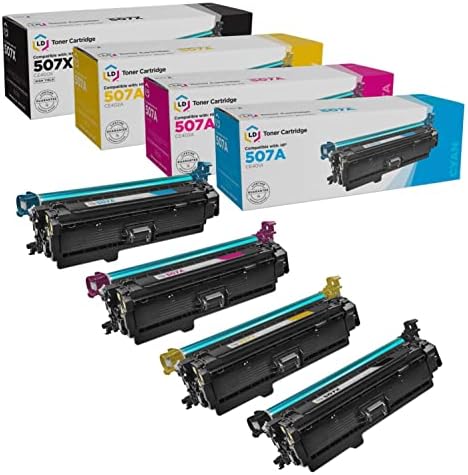 LD proizvodi prerađena zamjena za HP 507X & amp; 507a Toner set Ce400a CE400X CE401A CE402A CE403A za HP Laserjet 500 boja M551 M575 Printer