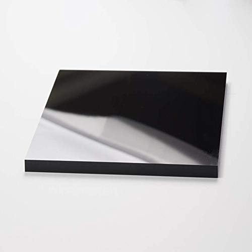Zerobegin Perspex ploča, crno glatko ogledalo, akrilni plastični stakleni Lim, jednostavan za sečenje,