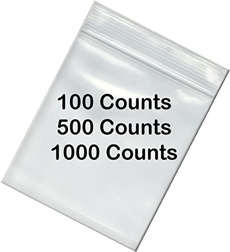 BNY ugao 2 Mil 3x5 Clear Plastic Zipper Reclosable torbe za odlaganje 3 x 5 - 1000 tačaka