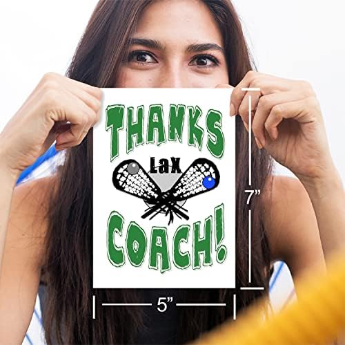 Igrati Jak 3-Pack Hvala Lacrosse trener ti si super Pozdrav Hvala kartice Set nevjerovatan za Lacrosse igrače,
